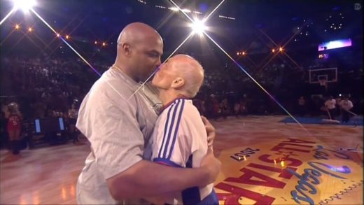 Shaq & Kenny Smith make fun of Charles Barkley for kissing Dick Bavetta