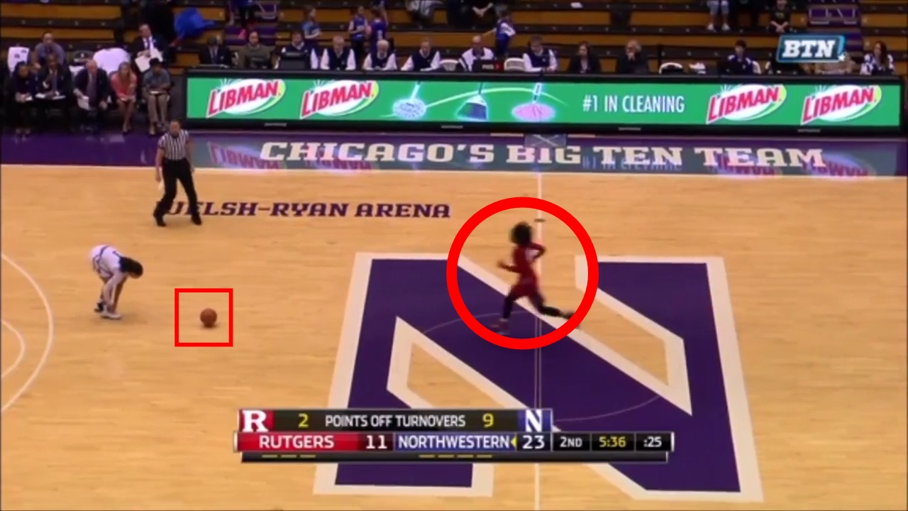 Shaqtin' Hall of Fame: Northwestern guard commits turnover while tying shoe