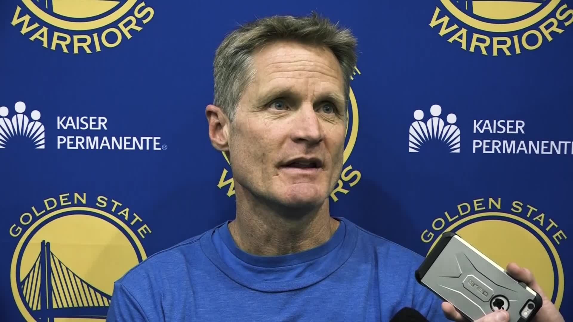 Steve Kerr defends JaVale McGee in war of words with Shaq