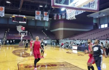 Terrell Owens buries a 3-pointer at Texas Southern (FV Exclusive)