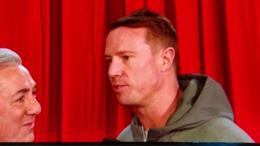 Tom Brady & Matt Ryan interviewed on stage at Super Bowl opening night (FV Exclusive)