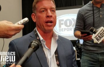 Troy Aikman speaks on Chargers move to LA, Jay-Z meme & Jerry Jones (FV Exclusive)