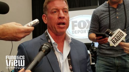 Troy Aikman speaks on Chargers move to LA, Jay-Z meme & Jerry Jones (FV Exclusive)