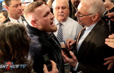 Conor McGregor says “I am boxing” & “I am going to stop Floyd Mayweather”