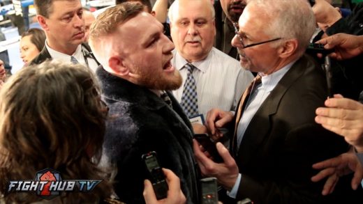 Conor McGregor says “I am boxing” & “I am going to stop Floyd Mayweather”