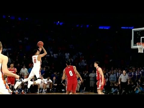 Florida's Chris Chiozza hits buzzer beater to beat Wisconsin in OT