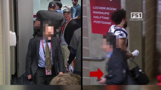 FOX Sports releases footage of Tom Brady’s jersey being stolen by a Mexican journalist