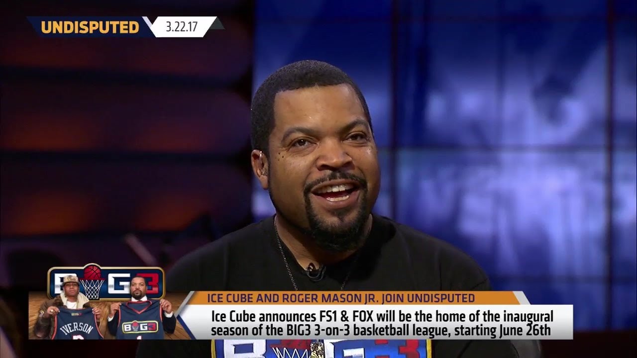 Ice Cube & Roger Mason announce Big 3 Basketball will be shown on FOX Sports