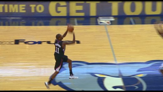 Jamal Crawford swishes a buzzer beater from half court