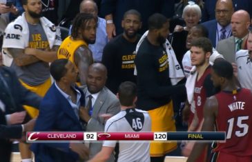 JR Smith & Dion Waiters exchange words after Cavs loss to Miami