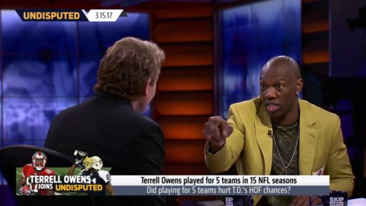 Skip Bayless challenges Terrell Owens for being divisive & disruptive