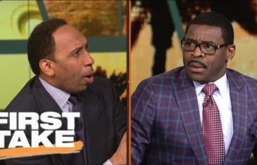 Stephen A. Smith & Michael Irvin have a heated exchange on the Dallas Cowboys