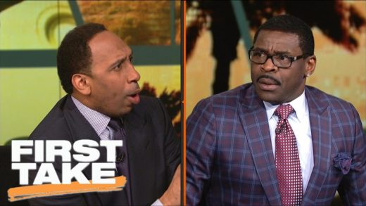 Stephen A. Smith & Michael Irvin have a heated exchange on the Dallas Cowboys