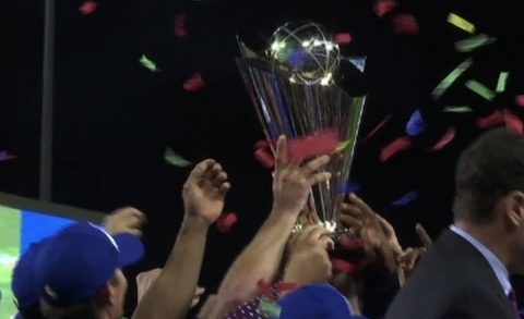 Team USA celebrates first ever World Baseball Classic title