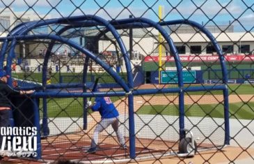 Tim Tebow batting practice with Mets at Spring Training (Part 1 – FV Exclusive)