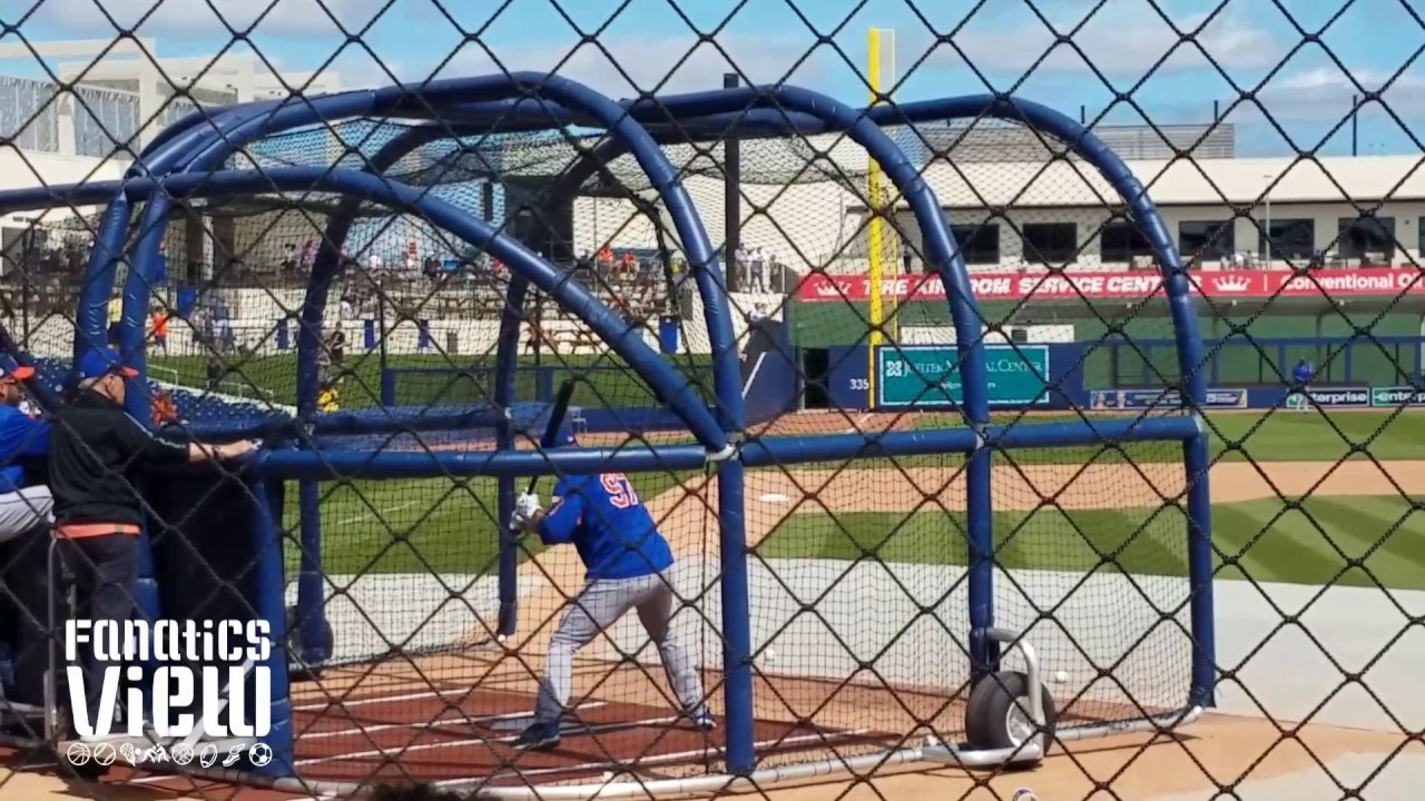Tim Tebow batting practice with Mets at Spring Training (Part 1 - FV Exclusive)