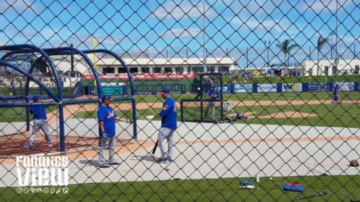 Tim Tebow gets in practice swings at Mets Spring Training (FV Exclusive)