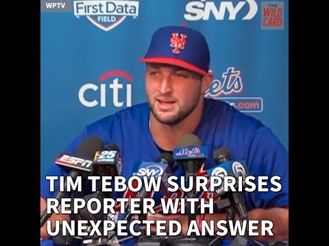 Tim Tebow shares life perspective in his New York Mets spring training presser