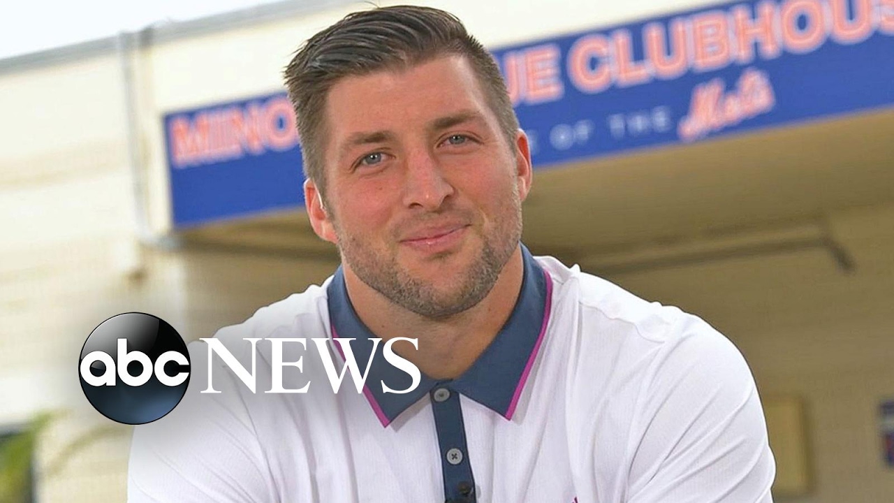 Tim Tebow speaks with Michael Strahan on Good Morning America