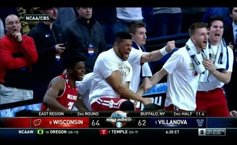Wisconsin upsets defending champion Villanova in thriller