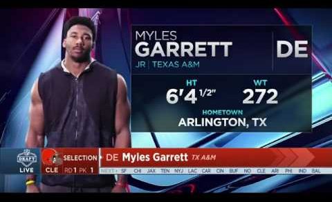 Browns select Myles Garrett No. 1 in the 2017 NFL Draft