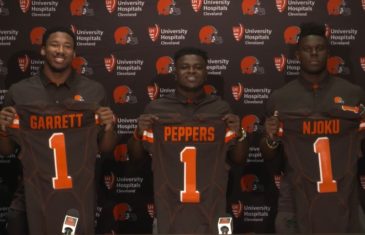 Cleveland Browns introduce Myles Garrett, Jabrill Peppers & David Njoku