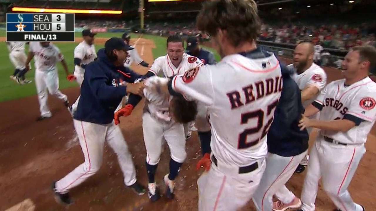 George Springer delivers clutch three-run walk-off homer for Houston