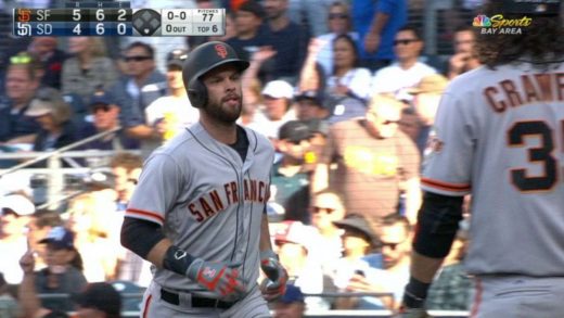 Giants’ Brandon Belt smacks a grand slam vs. San Diego