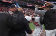 Mark Trumbo smashes a walk off homer for the Orioles
