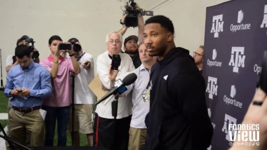 Myles Garrett talks NFL Draft & his Texas A&M Pro Day performance