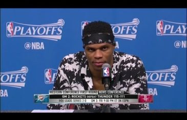 Russell Westbrook: “I Don’t Give A F*ck About My Stat Line” after Game 2 loss to Houston