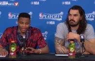Russell Westbrook shuts down a reporter after being asked about OKC’s bench play