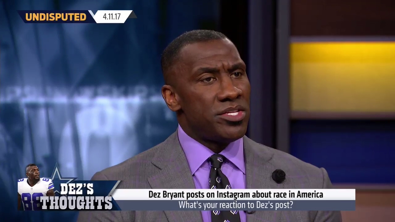 Shannon Sharpe responds to Dez Bryant's Instagram post about race in America
