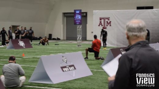 Speedy Noil’s 40 Yard Dash at Texas A&M’s Pro Day (FV Exclusive)