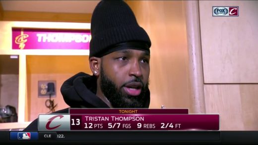 Tristan Thompson speaks on in-game argument with LeBron James