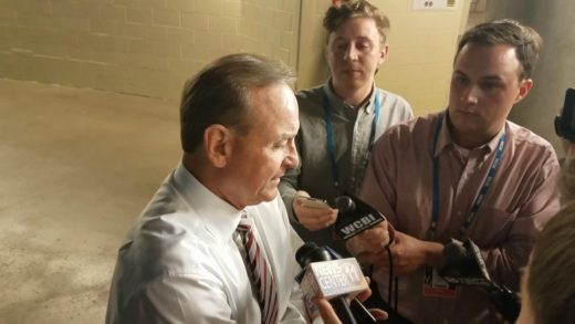 Vic Schaefer speaks on Mississippi State’s loss to South Carolina