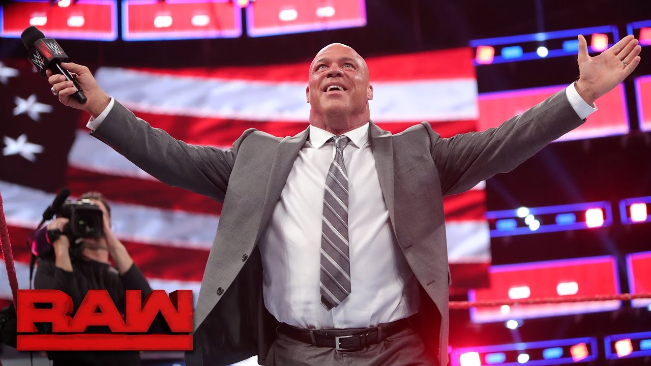 Vince McMahon announces Kurt Angle as new Monday Night RAW general manager