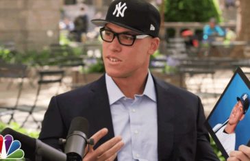 Aaron Judge asks Yankees fans about Aaron Judge