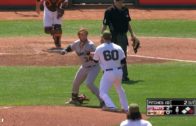 Bryce Harper & Hunter Strickland square off in bench clearing brawl