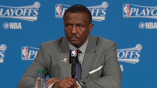 Dwane Casey speaks on the Raptors being down 3-0 to Cleveland