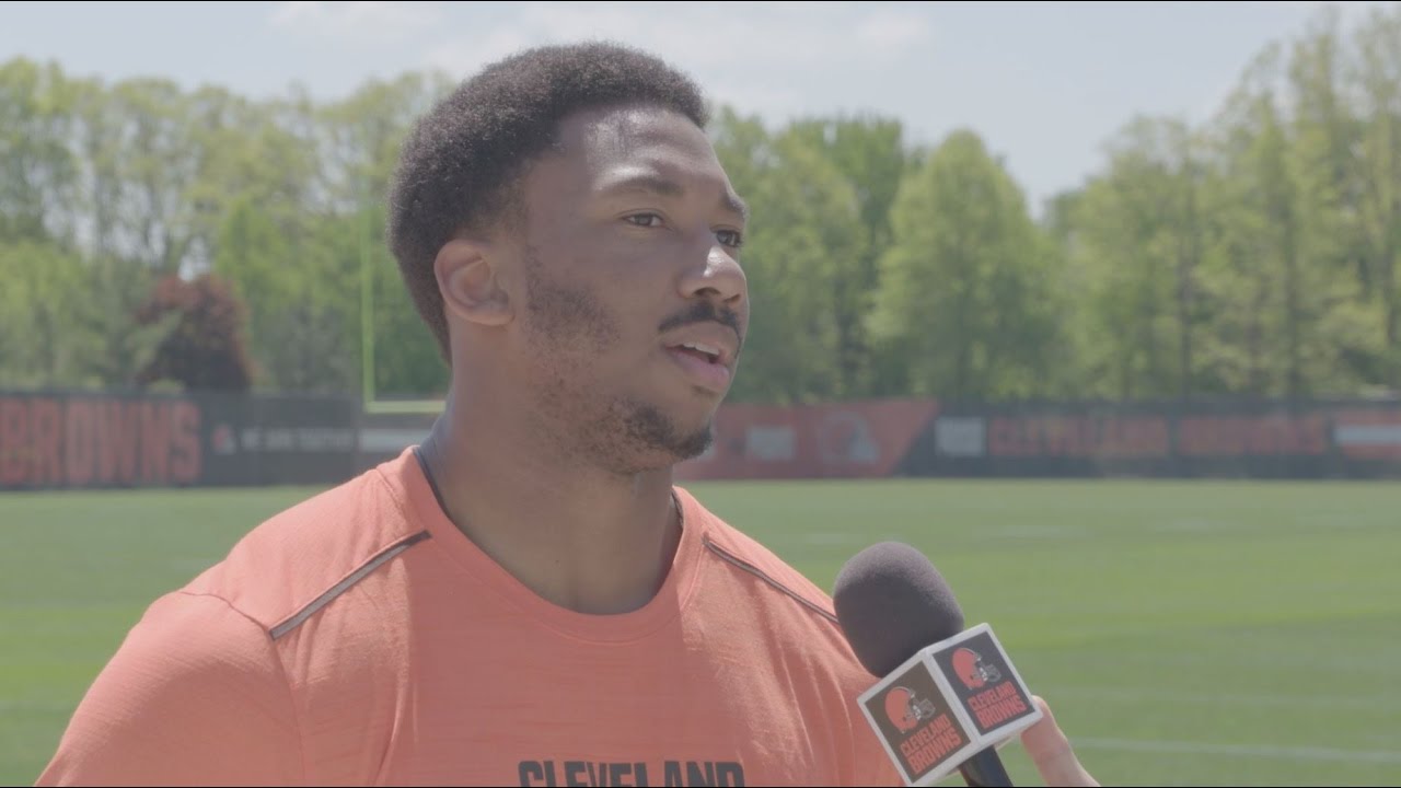 Myles Garrett speaks on his first practices as a part of the Browns