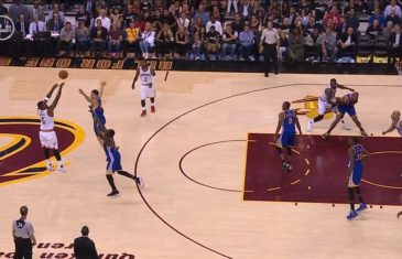 JR Smith buries a deep buzzer beater 3-pointer in Game 4