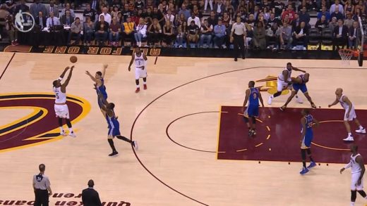 JR Smith buries a deep buzzer beater 3-pointer in Game 4