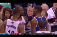 LeBron James & Kevin Durant have a heated exchange of words