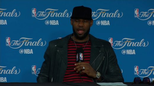 LeBron James speaks on losing to the Golden State Warriors in 5 Games