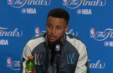 Stephen Curry, Kevin Durant & Draymond Green NBA Finals Game 1 Press Conference