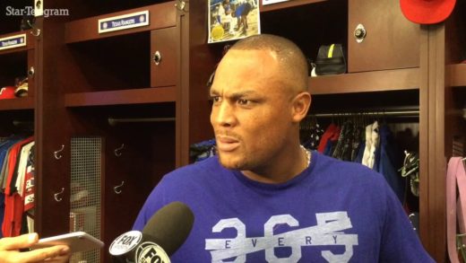 Adrian Beltre baffled by on-deck circle ejection