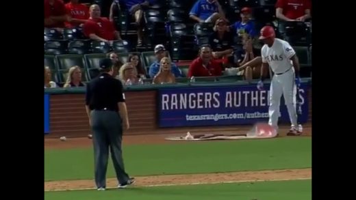 Adrian Beltre gets ejected for moving the on-deck circle