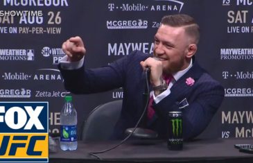Conor McGregor vs Floyd Mayweather full media press conference