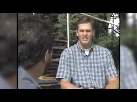 Tom Brady's possible first media interview from 1994 while in High School